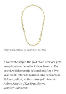 Mixed Mariner Link One Necklace in 18k yellow gold