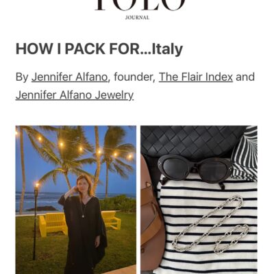 My Italy Packing List on Yolo Journal